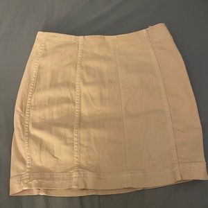 Tan Free People Skirt